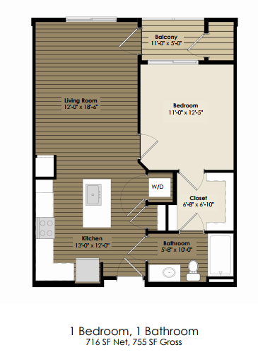 1 Bedroom - Dickens